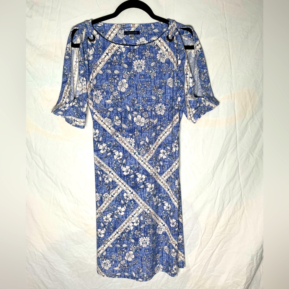 Blue Patterned Dress
